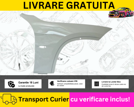 X1 - Aripa dreapta fata Alb BMW X1 E84 2009-2012 VOPSITA Tu alegi culoarea