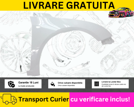 CRUZE 2009-2017 - Aripa dreapta fata Alb GAZ 40R Chevrolet Cruze 2009-2017 VOPSITA TU Alegi culoarea