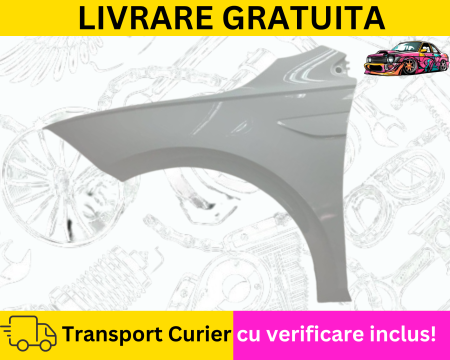 POLO 6 2017-2021 - Aripa stanga fata Alb Volkswagen Polo 6 VI 2017-2021 VOPSITA Tu alegi culoarea