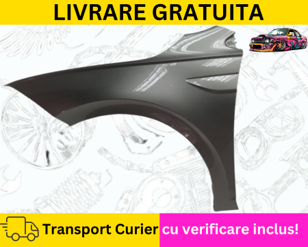 POLO 6 2017-2021 - Aripa stanga fata Gri Maro Volkswagen Polo 6 VI 2017-2021 VOPSITA Tu alegi culoarea
