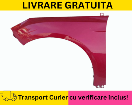 FOCUS MK3 2012-2017 - Aripa stanga fata Rosu Visiniu VOPSITA Ford Focus MK3 III 2012-2017