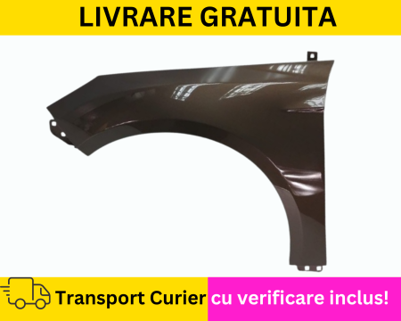 FOCUS MK3 2012-2017 - Aripa stanga fata Maro Gri VOPSITA Ford Focus MK3 III 2012-2017