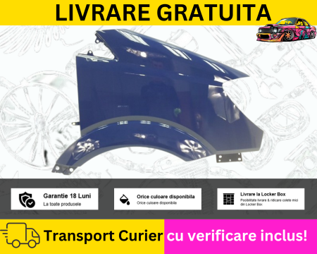 SPRINTER 2000-2026 - Aripa dreapta fata Albastru Mercedes Sprinter W906 2006-2013 VOPSITA TU Alegi culoarea