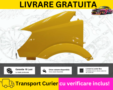 SPRINTER 2000-2026 - Aripa stanga fata Galben Mercedes Sprinter W906 2006-2013 VOPSITA TU Alegi culoarea