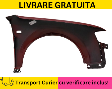 Aripa stanga fata Audi A4 B6 2000-2004 GATA VOPSITA LY3J ROSU [1]