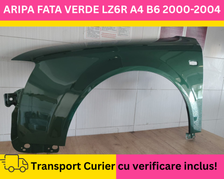 AUDI - Aripa stanga fata GATA VOPSITA LZ6R VERDE Audi A4 B6 2000-2004