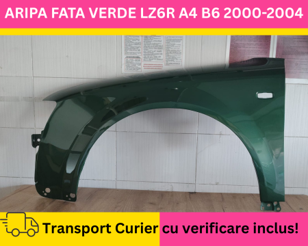 Aripa stanga fata GATA VOPSITA LZ6R VERDE Audi A4 B6 2000-2004 [1]