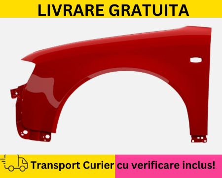 AUDI - Aripa stanga fata Audi A4 B6 2000-2004 GATA VOPSITA LY3J ROSU