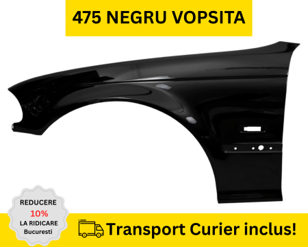 Aripa stanga fata BMW E46 1998-2001 NFL Negru 475 VOPSITA
