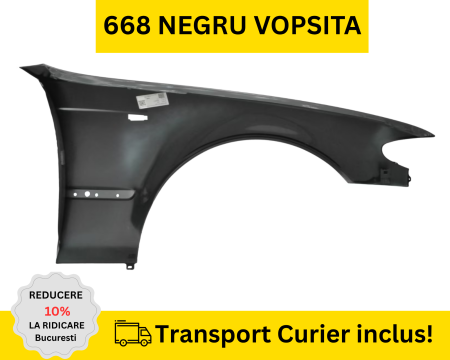 Aripa stanga fata BMW E46 FSL 2001-2005 Negru 668 VOPSITA [1]
