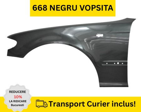 BMW - Aripa stanga fata BMW E46 FSL 2001-2005 Negru 668 VOPSITA