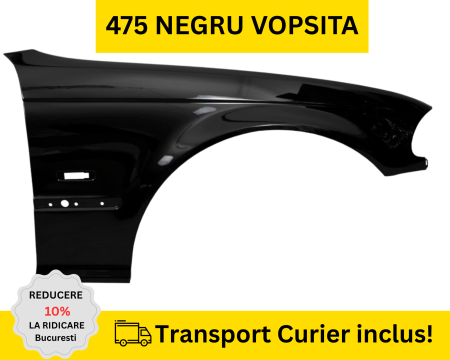 Aripa dreapta fata BMW E46 1998-2001 NFL Negru 475 VOPSITA