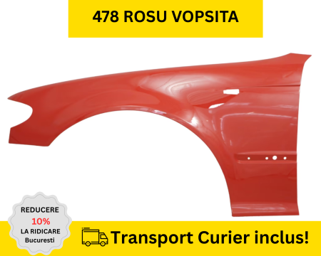 BMW - Aripa stanga fata BMW E46 FSL 2001-2005 478 Rosu la culoare VOPSITA
