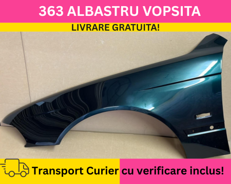 BMW - Aripa stanga fata BMW Seria 5 E39 1996-2003 VOPSITA Albastru 363