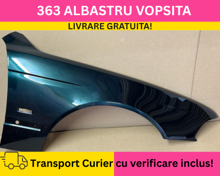 BMW - Aripa dreapta fata BMW Seria 5 E39 1996-2003 VOPSITA Albastru 363