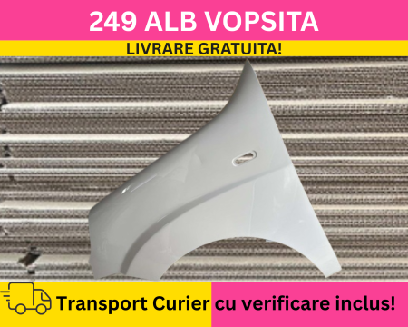 DOBLO - Aripa stanga fata Fiat Doblo 2005-2010 VOPSITA 249 Alb