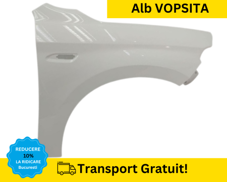TIPO - Aripa Dreapta fata Fiat Tipo 2016-2025 Alb VOPSITA