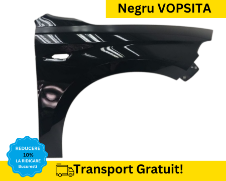 TIPO - Aripa Dreapta fata Fiat Tipo 2016-2025 Negru VOPSITA