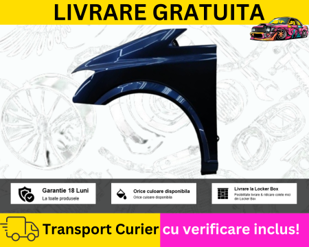 VITO VIANO W639 2010-2014 - Aripa stanga fata Albastru Mercedes Vito Viano 2010-2014 fara semnal VOPSITA TU Alegi culoarea