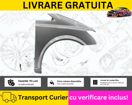 VITO VIANO W639 2010-2014 - Aripa dreapta fata Gri Argintiu 744 Mercedes Vito Viano 2010-2014 fara semnal VOPSITA TU Alegi culoarea