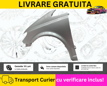 VITO VIANO W639 2003-2010 - Aripa stanga fata Gri Argintiu 9744 Mercedes Vito Viano W639 2003-2010 FARA SEMNAL VOPSITA TU Alegi culoarea