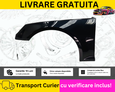 A4 B9 2015-2019 - Aripa stanga fata Negru Audi A4 B9 8W 2015-2019 VOPSITA TU Alegi culoarea