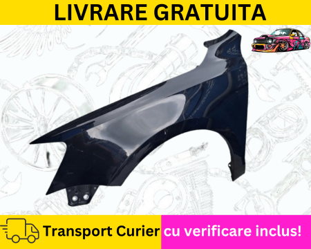 JETTA 2010-2018 - Aripa stanga fata Negru lucios L041 Volkswagen Jetta 4 2010-2018 VOPSITA Tu alegi culoarea
