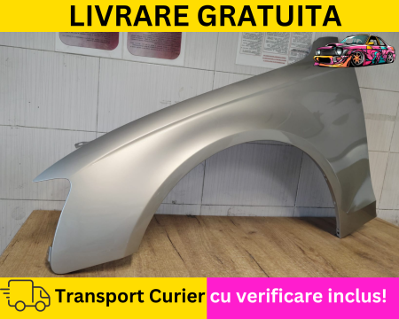 A4 B8 2007-2011 - Aripa stanga fata Gri Argintiu LX1Y Audi A4 B8.5 Facelift 2012-2015 VOPSITA Tu alegi culoarea