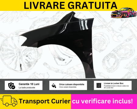 GOLF SPORTVAN 2014-2020 - Aripa stanga fata Negru Volkswagen Golf SPORTSVAN 2014-2020 VOPSITA TU Alegi culoarea