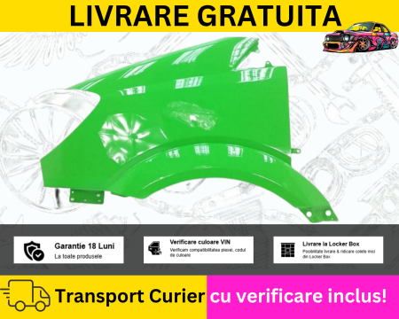 SPRINTER 2000-2026 - Aripa stanga fata Verde Mercedes Sprinter W906 2006-2013 VOPSITA TU Alegi culoarea