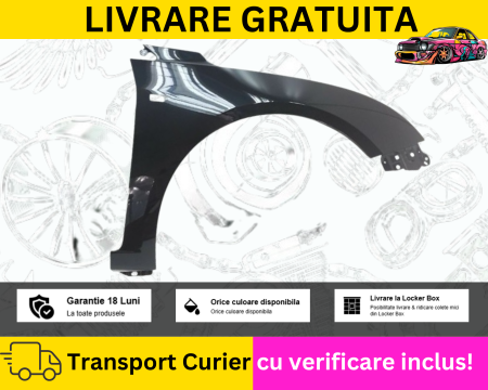 CRUZE 2009-2017 - Aripa dreapta fata Negru Chevrolet Cruze 2009-2017 VOPSITA TU Alegi culoarea