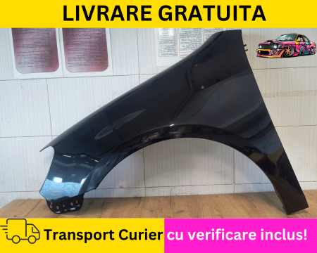 GOLF 6 VI 2008-2012 - Aripa stanga fata Negru lucios L041 Volkswagen Golf VI 6 2008-2012 Hatchback TU Alegi culoarea