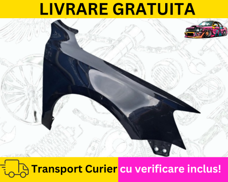 JETTA 2010-2018 - Aripa dreapta fata Negru lucios L041 Volkswagen Jetta 4 2010-2018 VOPSITA Tu alegi culoarea