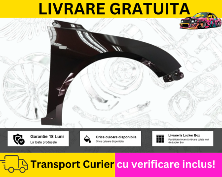 CRUZE 2009-2017 - Aripa dreapta fata Rosu Chevrolet Cruze 2009-2017 VOPSITA TU Alegi culoarea