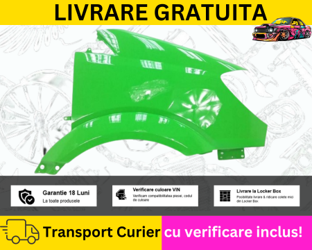 SPRINTER 2000-2026 - Aripa dreapta fata Verde Mercedes Sprinter W906 2006-2013 VOPSITA TU Alegi culoarea