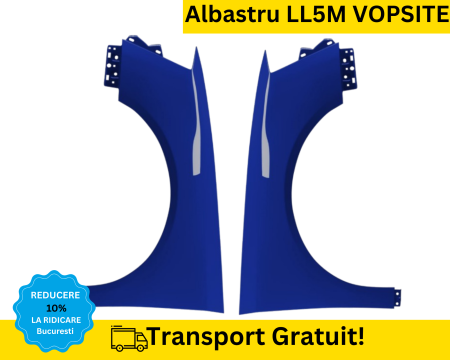 PASSAT B6 2005-2010 - Aripi fata Volkswagen Passat B6 2005-2010 Albastru LL5M VOPSITE