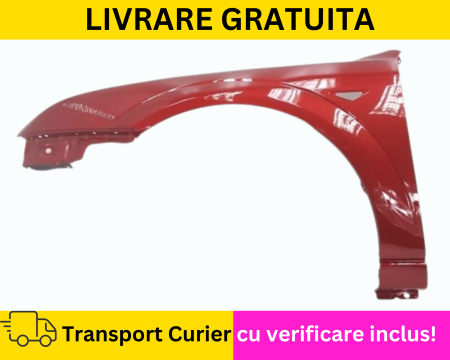 MONDEO MK3 2000-2007 - Aripa stanga fata VOPSITA Rosu Ford Mondeo MK3 2000-2007