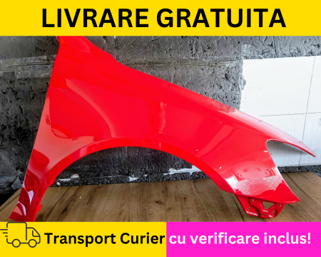 OCTAVIA 2 2008-2012 FSL - Aripa dreapta fata VOPSITA Rosu Skoda Octavia 2 1Z3 1Z5 FSL 2008-2013