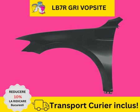 VOLKSWAGEN - Aripa stanga Fata VW Passat B8 2014-2023 LB7R Gri la culoare VOPSITA