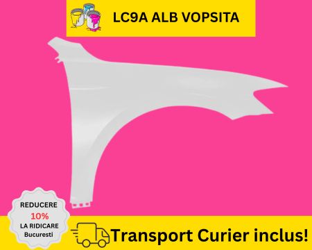 VOLKSWAGEN - Aripa dreapta Fata VW Passat B8 2014-2023 LC9A Alba la culoare VOPSITA