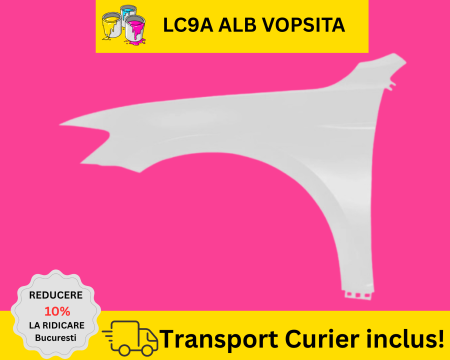 VOLKSWAGEN - Aripa stanga Fata VW Passat B8 2014-2023 LC9A Alba la culoare VOPSITA