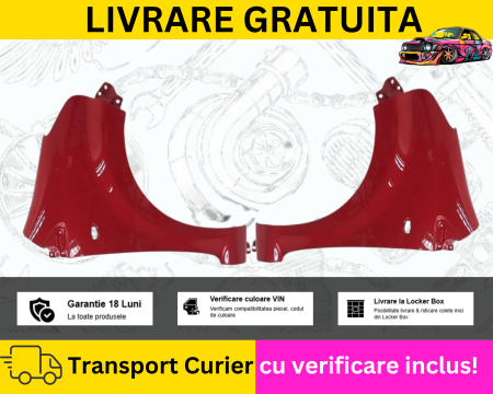 AYGO 2005-2014 - Aripi fata Rosu Toyota Aygo 2005-2014 VOPSITA TU Alegi culoarea