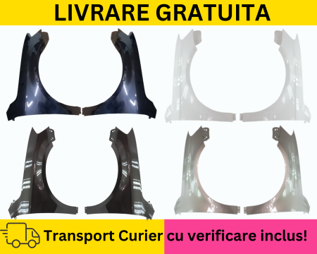 PASSAT B7 2010-2014 - Aripi fata Negru Alb Gri Albastru Bej Auriu LC9X L041 LB9A LA7W LA8X LB8R LH5X LK7X VOPSITE Volkswagen Passat B7 2010-2014
