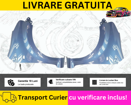 AYGO 2005-2014 - Aripi fata Albastru Toyota Aygo 2005-2014 VOPSITA TU Alegi culoarea