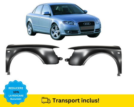 A4 B7 2004-2007 - Aripi fata Audi A4 B7 2004-2007 NEVOPSITE Stanga, Dreapta 8E0821105D, 8E0821106D