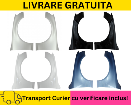 A4 B8 2007-2011 - Aripi fata Audi A4 B8 2007-2011 GATA VOPSITE NEGRU GRI ALB ALBASTRU ROSU
