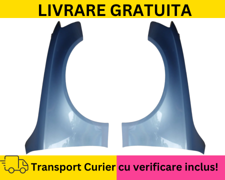 A4 B8 2007-2011 - Aripi fata Audi A4 B8 2007-2011 GATA VOPSITE LX5X ALBASTRU