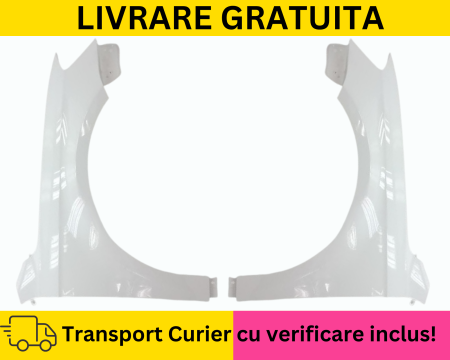 PASSAT B7 2010-2014 - Aripi fata Albe LB9A Candy VOPSITE Volkswagen Passat B7 2010-2014