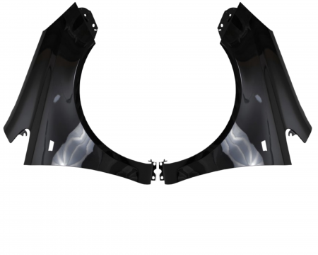 Corsa D 2006-2014 - Aripi fata Opel Corsa D 2006-2014 Negru Z20R