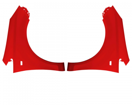 Opel - Aripi fata Opel Corsa D 2006-2014 Rosu Z547